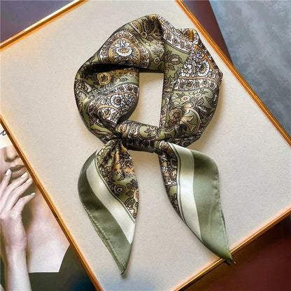 Women’s Luxury Silk Square Scarf Neckerchief