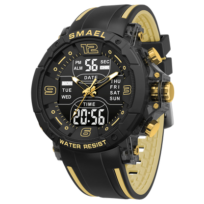 Men’s Analog Digital Sports Watch – Shock Resistant & Waterproof