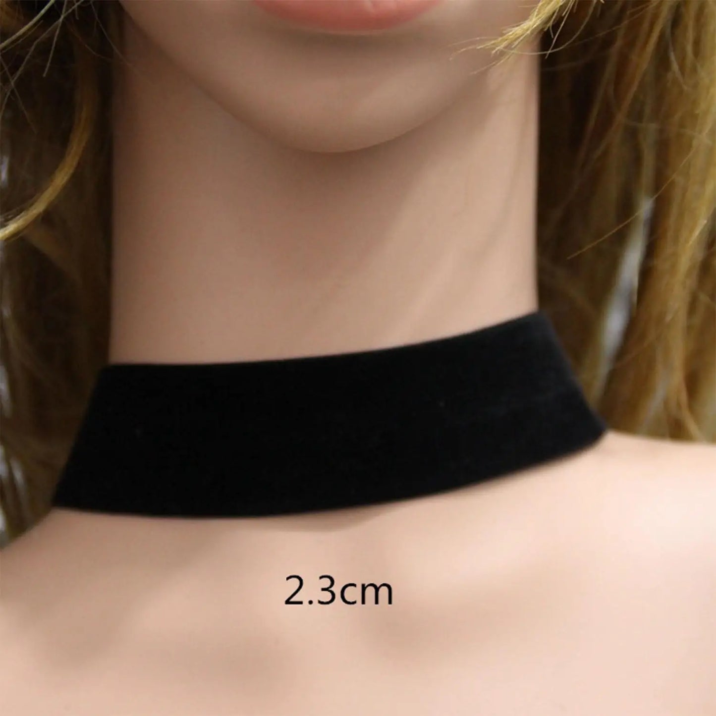Black Velvet Gothic Choker Necklace