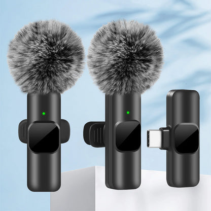 K60 Wireless Lavalier Mic 🎙️ | Plug & Play Mini Clip Microphone