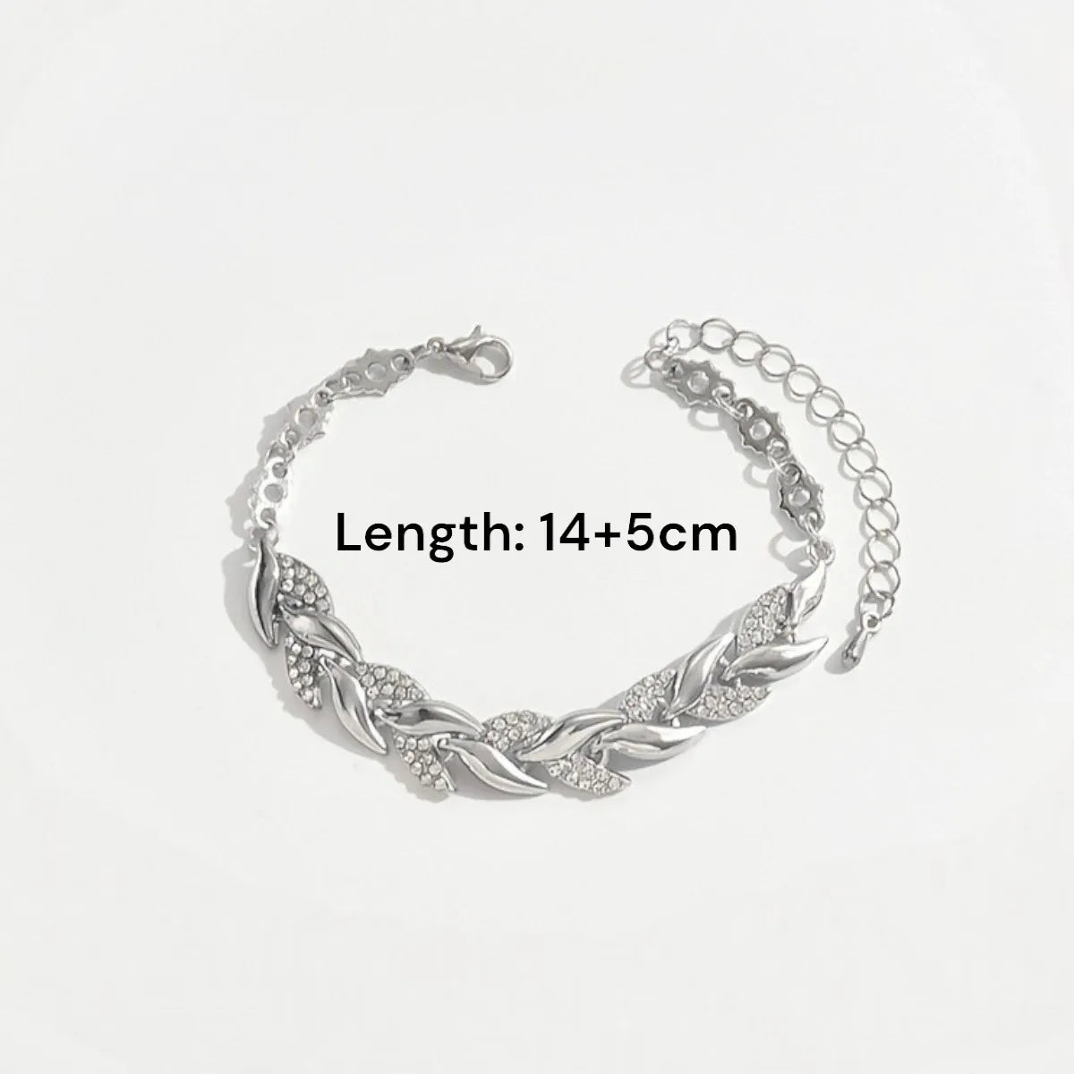 Premium Rhinestone Fish Tail Necklace Set – Elegant Jewelry