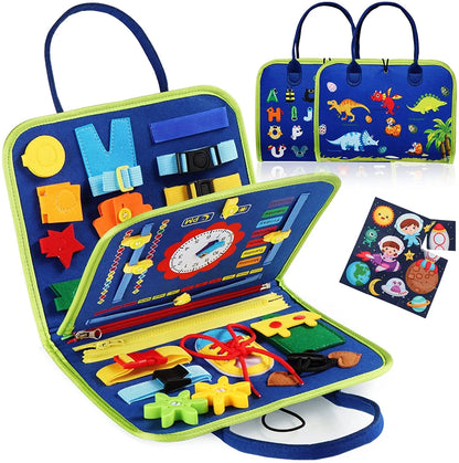 Montessori Busy Board Sensory Learning Toy