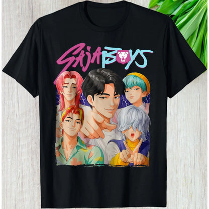 K-Pop Cartoon Kids Cotton Tee 🎵
