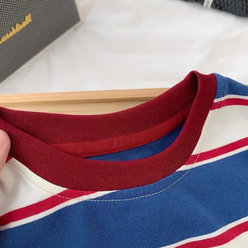 👶👕 Kids Stripe Full Sleeve Tee 🍂✨