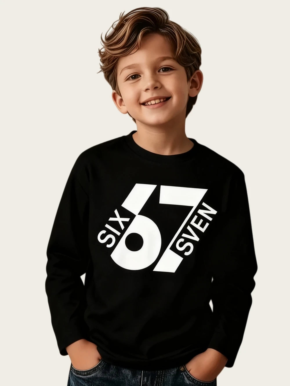 🧒👕 Kids Cartoon Full Sleeve T-Shirt | Soft & Comfy Boys Top 🌍
