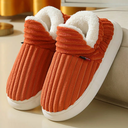 Glomexia Men’s Winter Fur Slippers ❄️👞