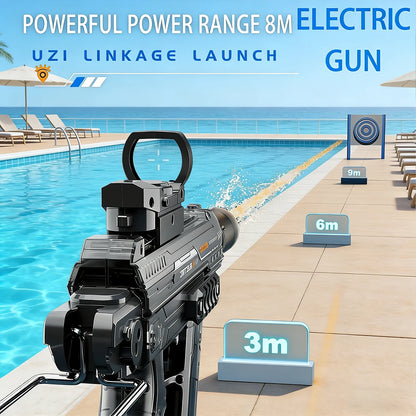 LED Flame Effect Rechargeable Water Gun