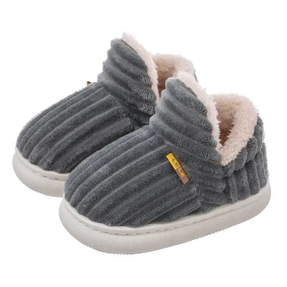 Kids Winter Plush Slippers ❄️🥿 | Anti-Slip Unisex Indoor