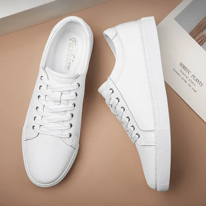 Glomexia Men Genuine Leather Shoes 👞 | Breathable Lace-Up