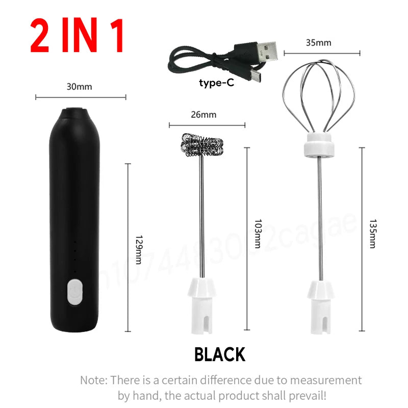 ☕ ✨ Glomexia USB Electric Coffee Frother