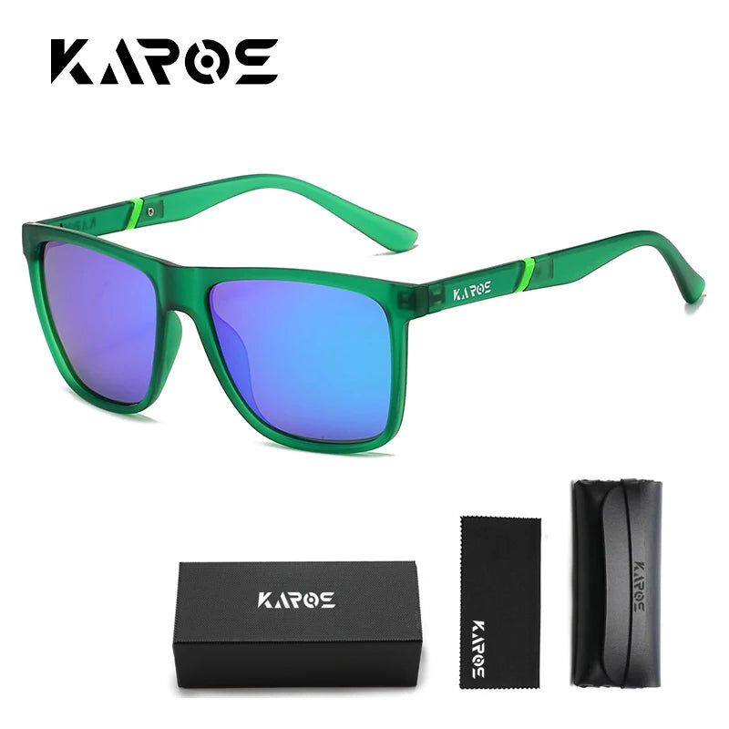 😎 Karos Polarized Rectangle Sunglasses for Women | UV400 Fashion Eyewear 🕶️