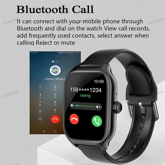 Full Touch Smart Watch – Bluetooth Call Fitness Tracker