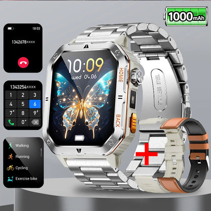 ⌚ 2.01” AMOLED GPS Smart Watch with Bluetooth Calling 🚀