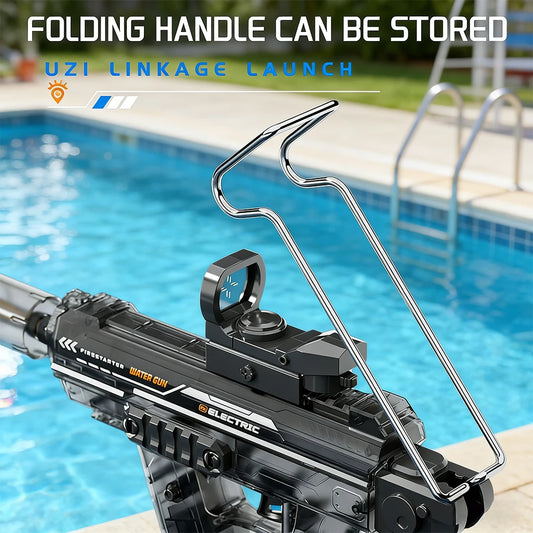 LED Flame Effect Rechargeable Water Gun
