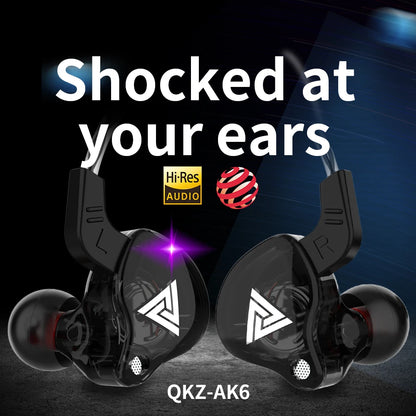 🎧 QKZ Wired In-Ear Earphones with Mic ✨