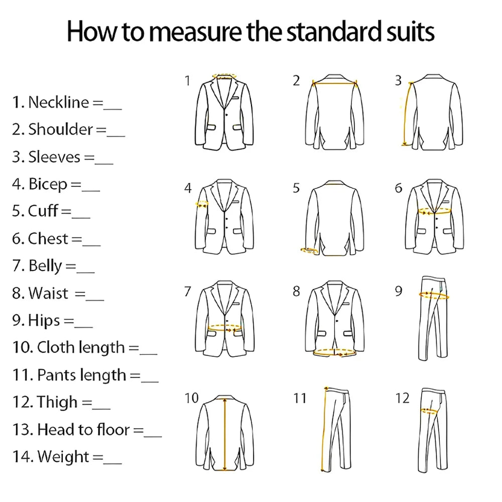 🤵 Men’s Wedding Banquet Suit – Classic Single Breasted Formal Set