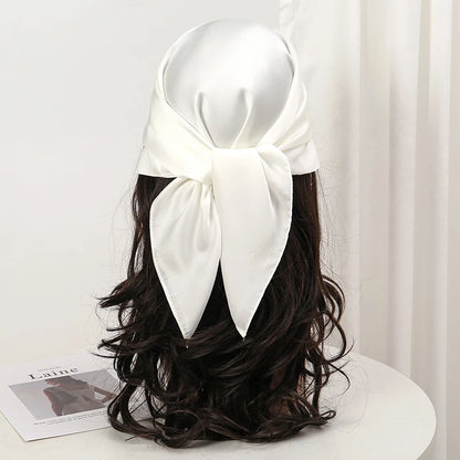 🧣 Glomexia 70x70 Fashion Square Scarf – Elegant Travel Hair Wrap ✨