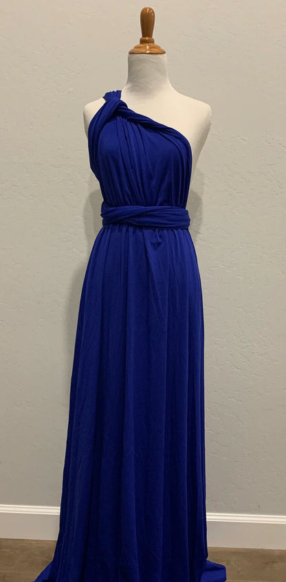 Rust Infinity Multiway Maxi Dress – Bridesmaid & Evening Gown