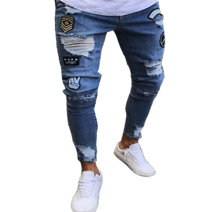 🌍 Glomexia– Men’s Casual Slim Fit Denim Jeans 👖🔥