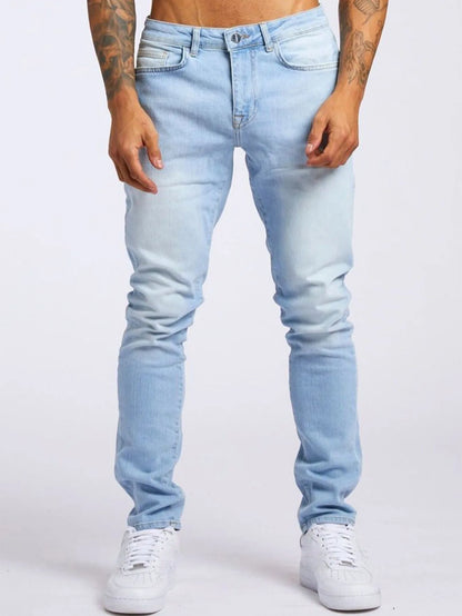 🌍 Glomexia– Men’s Casual Slim Fit Denim Jeans 👖🔥