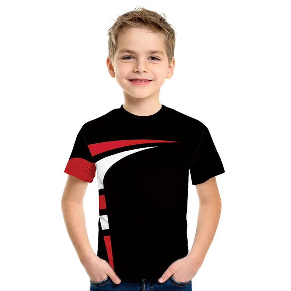 👕🌈 Kids Printed Summer Tee | Cool & Comfy 😄