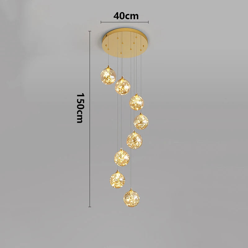 Nordic Pendant Hanging Chandelier Lamp