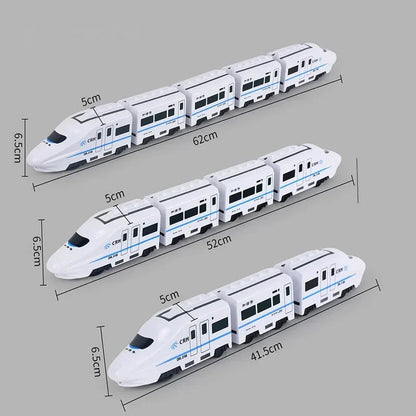 Kids DIY High-Speed Railway Train Set with Sound & Light