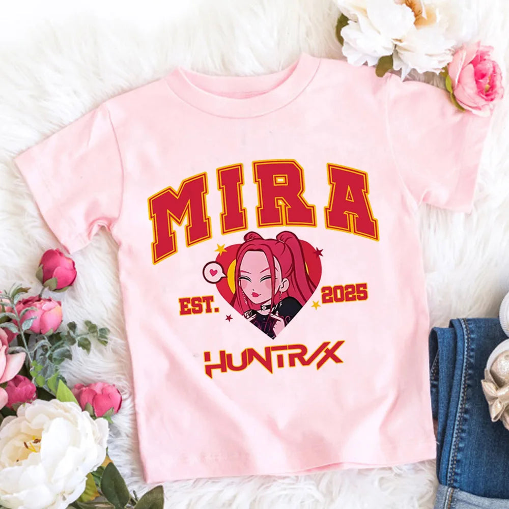 🧒🎤 Kids Anime Style Cartoon T-Shirt 👕✨