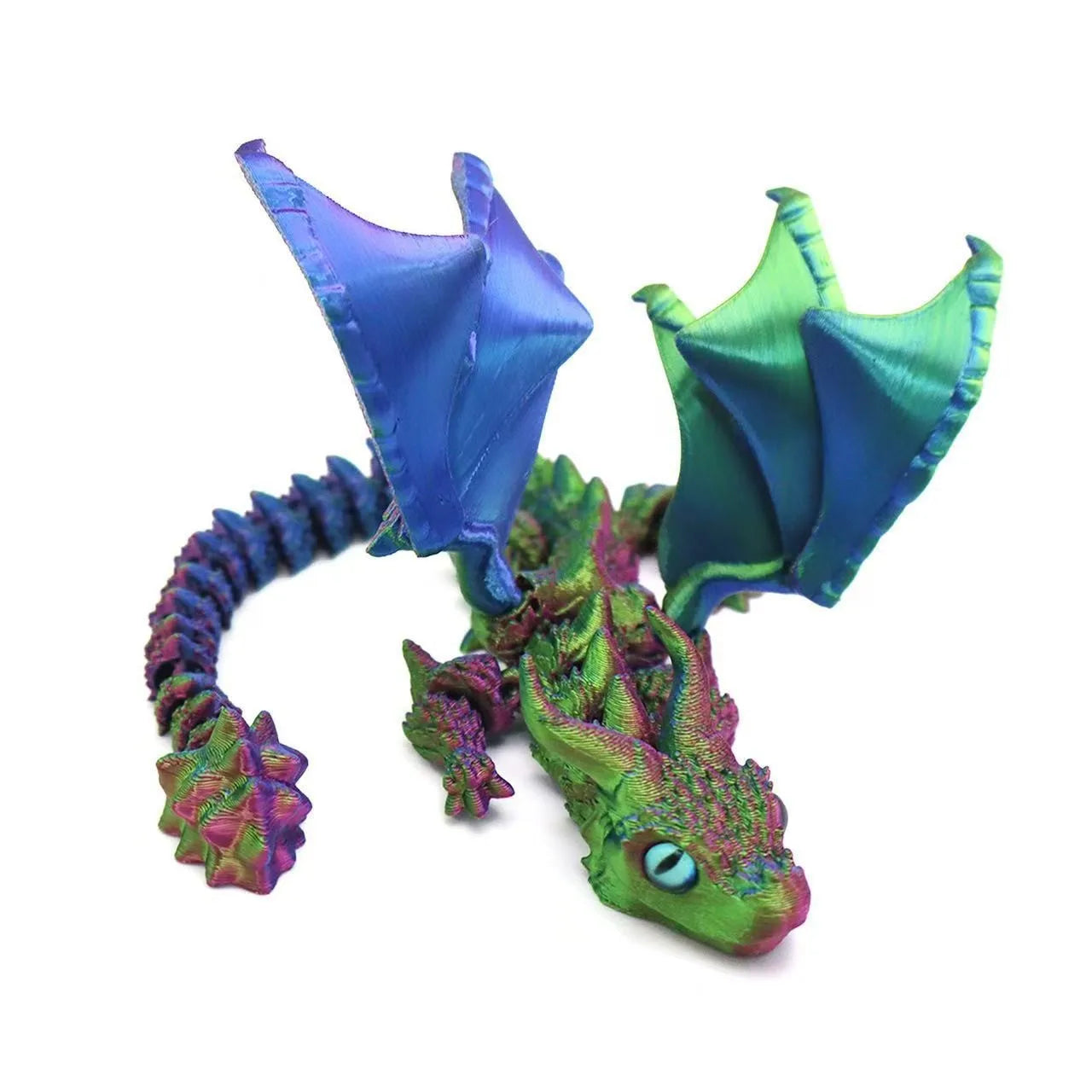 3D Printed Articulated Magic Dragon – Movable Joint Fidget Toy