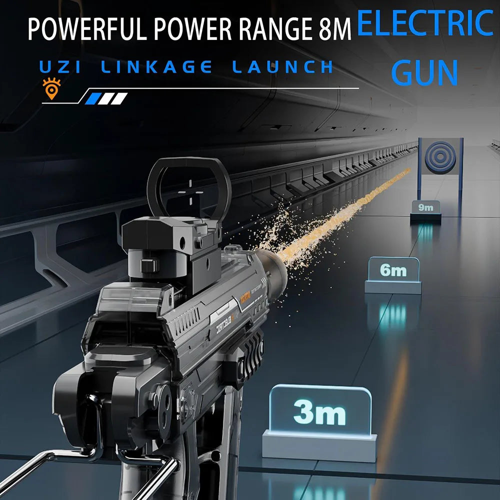 LED Flame Effect Rechargeable Water Gun