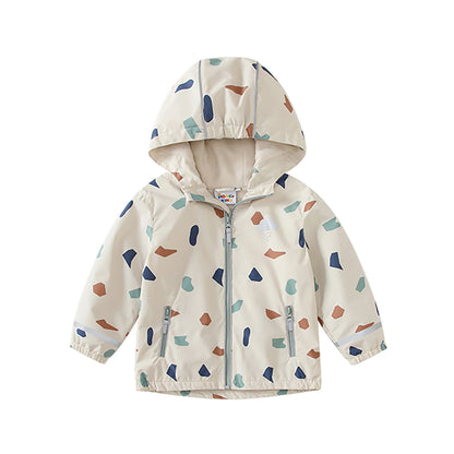 Kids Waterproof Raincoat Overalls Set