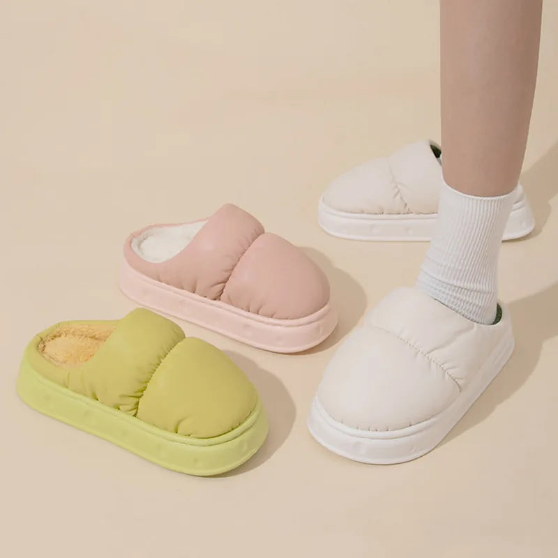Women Winter Plush Slippers ❄️🥿 | Warm Fuzzy Indoor Comfort