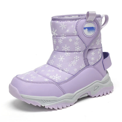 Kids Mid-Calf Winter Boots ❄️👢 | Plush Anti-Slip Platform