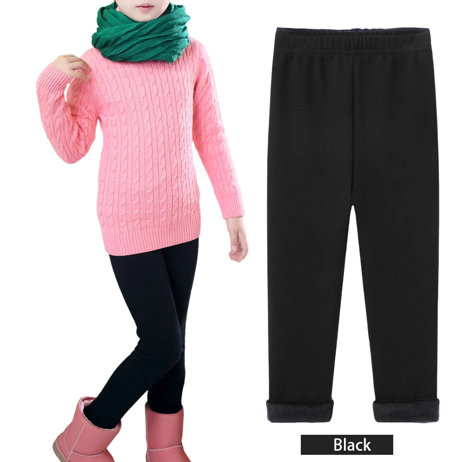 ❄️ CozyFlex Girls Thermal Leggings 🧦