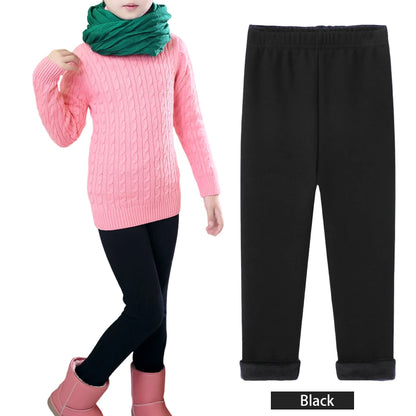 ❄️ CozyFlex Girls Thermal Leggings 🧦
