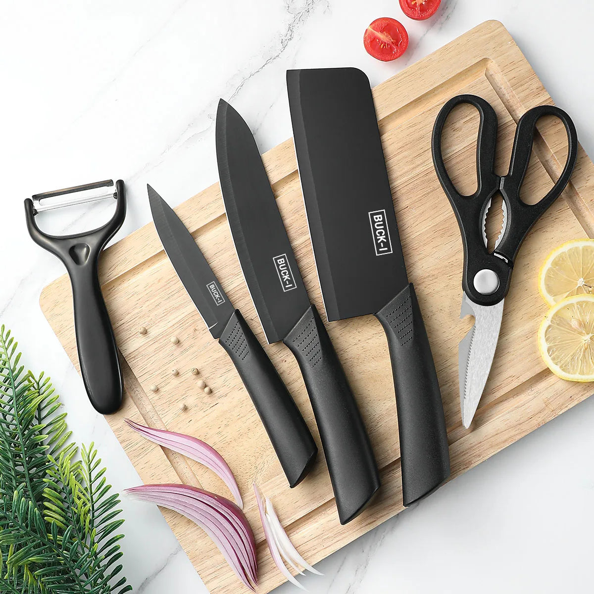 🔪 ✨ Glomexia Premium Knife Set (3–5 PCS)