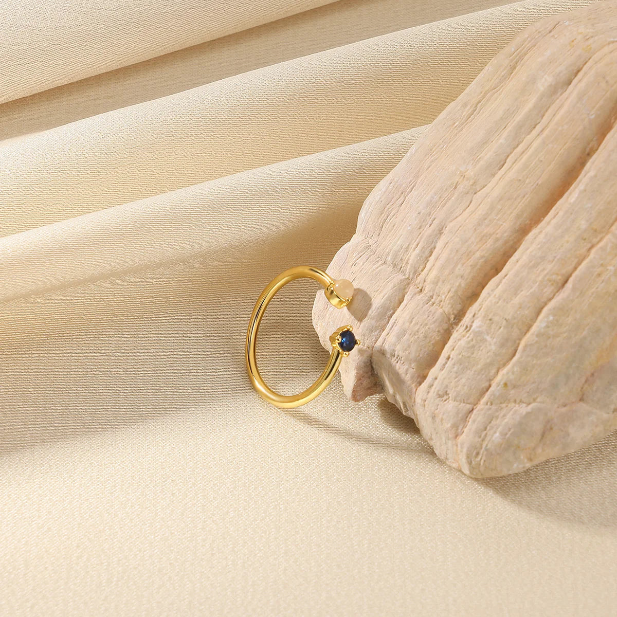Gold Color Fruit Zirconia Adjustable Ring