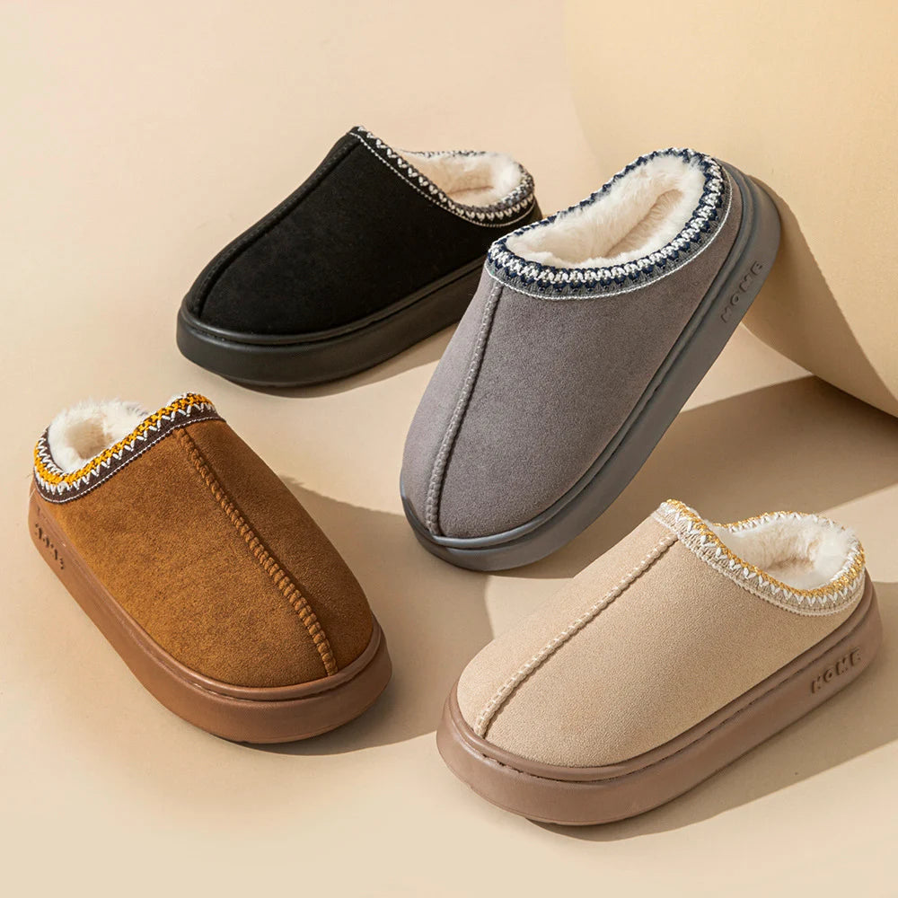 Fluffy Platform Winter Slippers ❄️✨