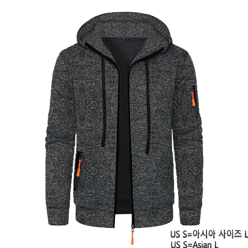 🧥 Zip-Up Casual Hoodie