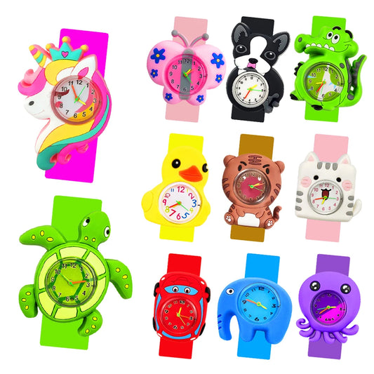 🌍 Glomexia – Kids Silicone Quartz Watch ⌚🧒
