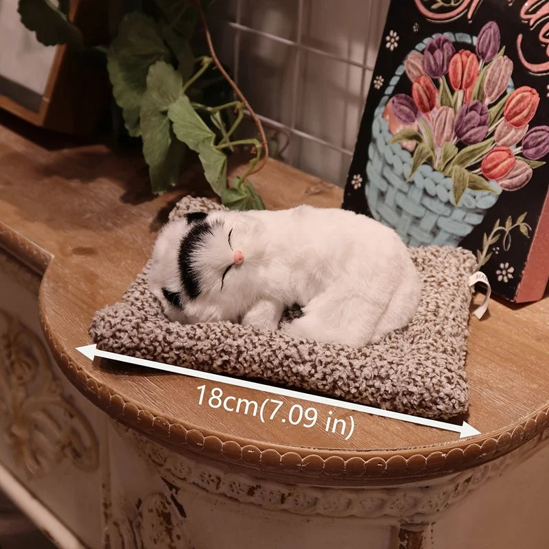 Interactive Meowing Kitten Plush Toy