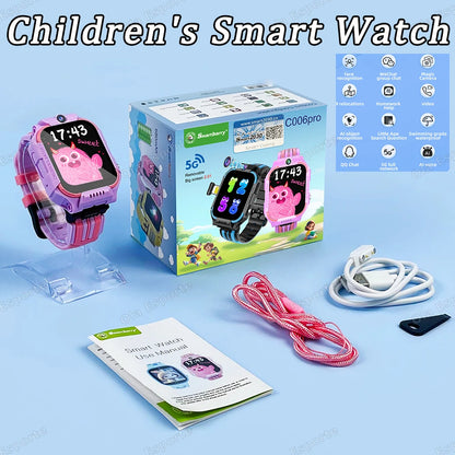 Kids 5G Smart Watch – SOS GPS Tracker with Camera & WiFi