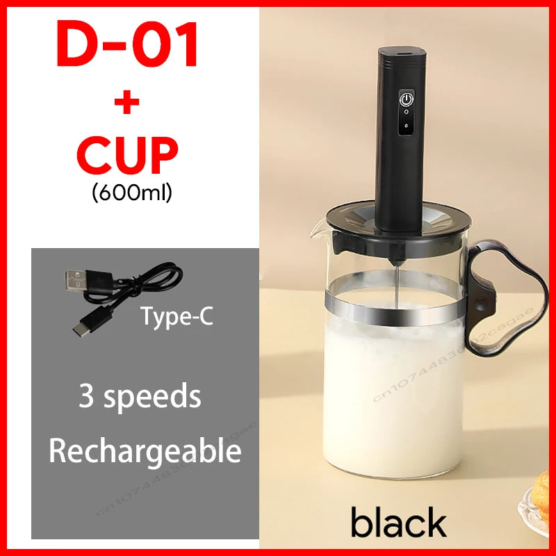 ☕ ✨ Glomexia USB Electric Coffee Frother