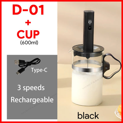 ☕ ✨ Glomexia USB Electric Coffee Frother