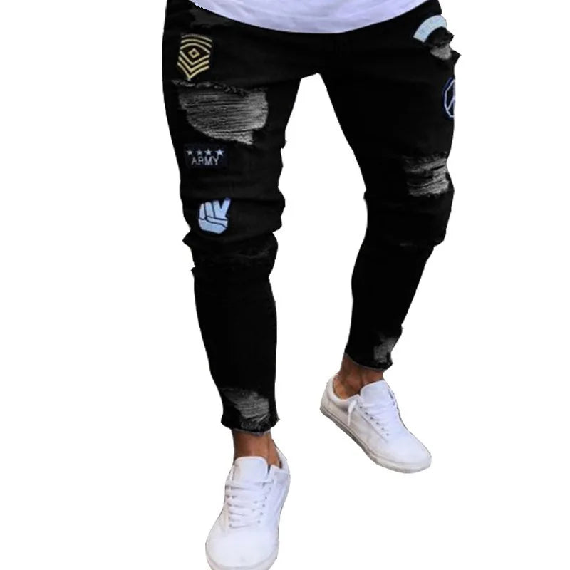 🌍 Glomexia– Men’s Casual Slim Fit Denim Jeans 👖🔥