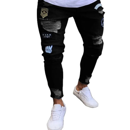 🌍 Glomexia– Men’s Casual Slim Fit Denim Jeans 👖🔥