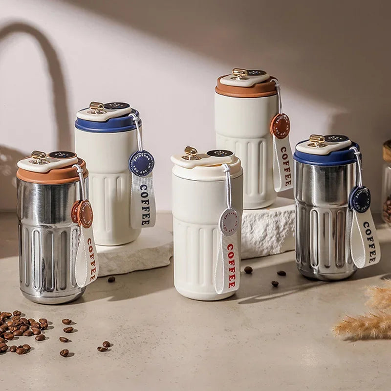 🌡️ Smart LED Temperature Thermos Cup (450ML) ☕✨