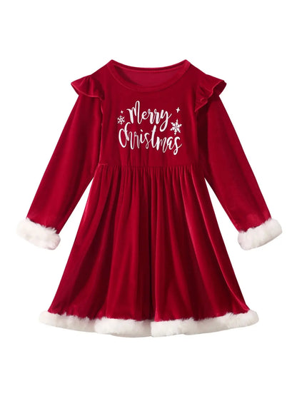 Winter Mermaid Dress for Girls ❄️👧