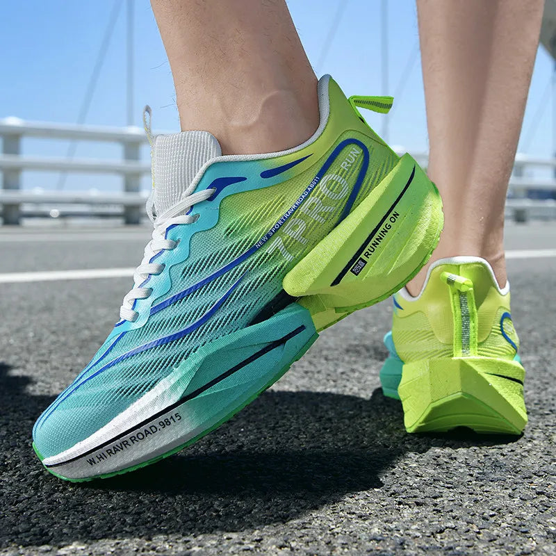 Men’s Carbon Plate Mesh Running Sneakers