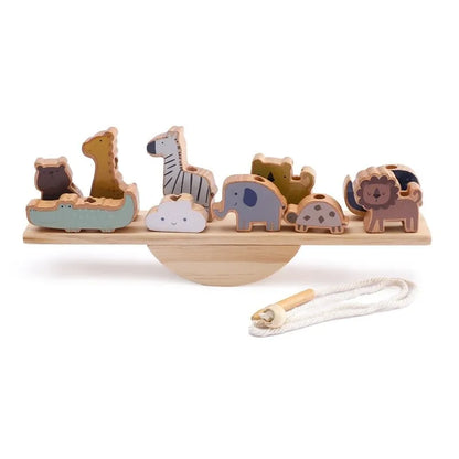 Wooden Montessori Threading Board Toy for Kids